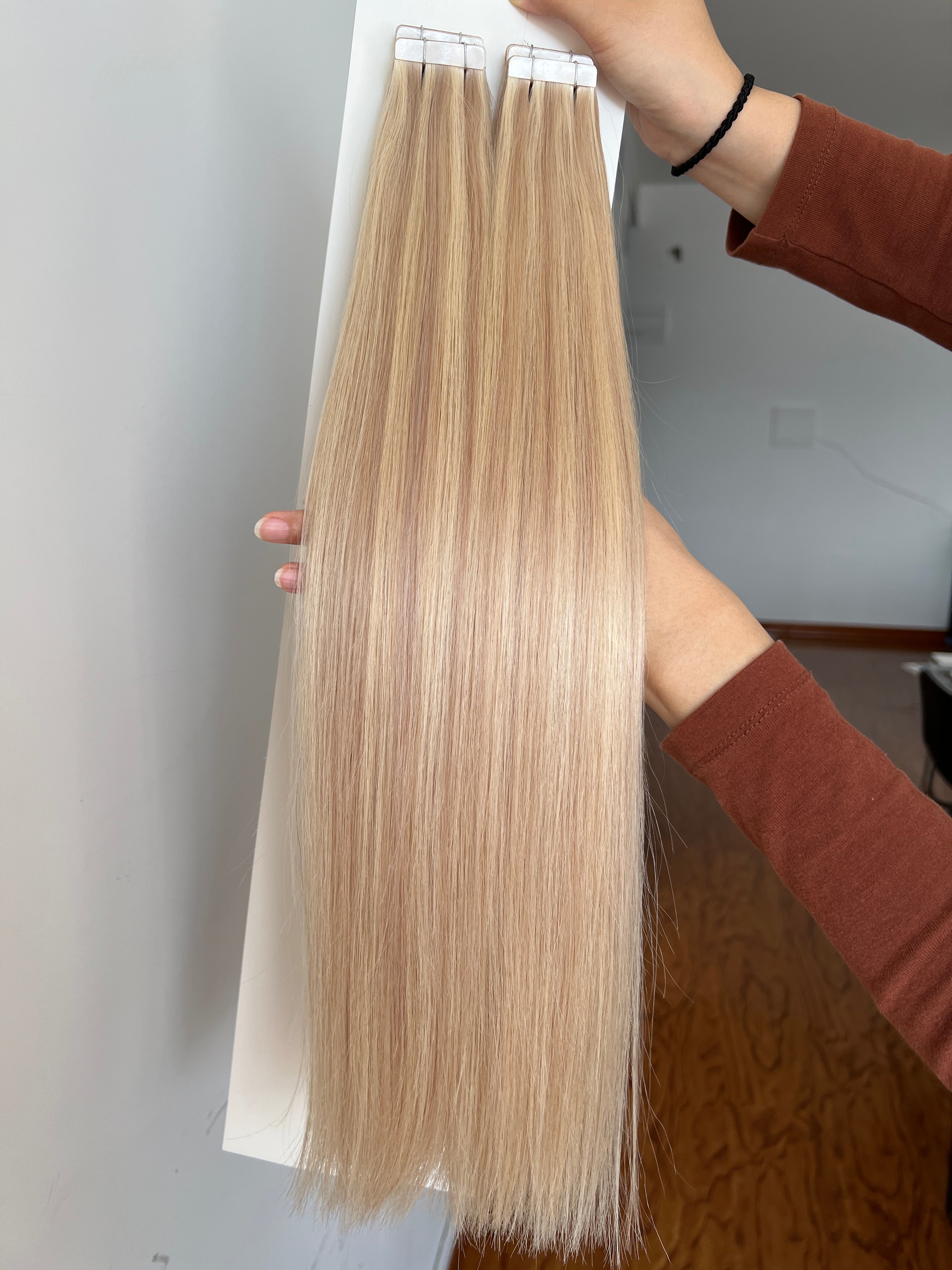 13A Virgin Hair Seamless Clip-ins Straight Double Drawn #60