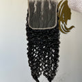 Back view of HD Lace Closure Pixie Curly – Short & Chic, Easy Styling
