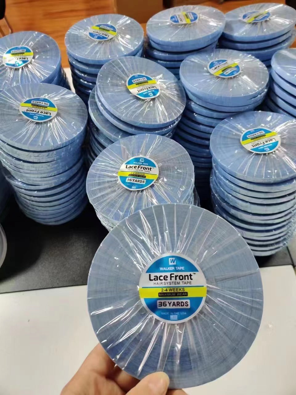 Ponytail color #1C, 50cm(20") 120g & 2 blue tape 36yard