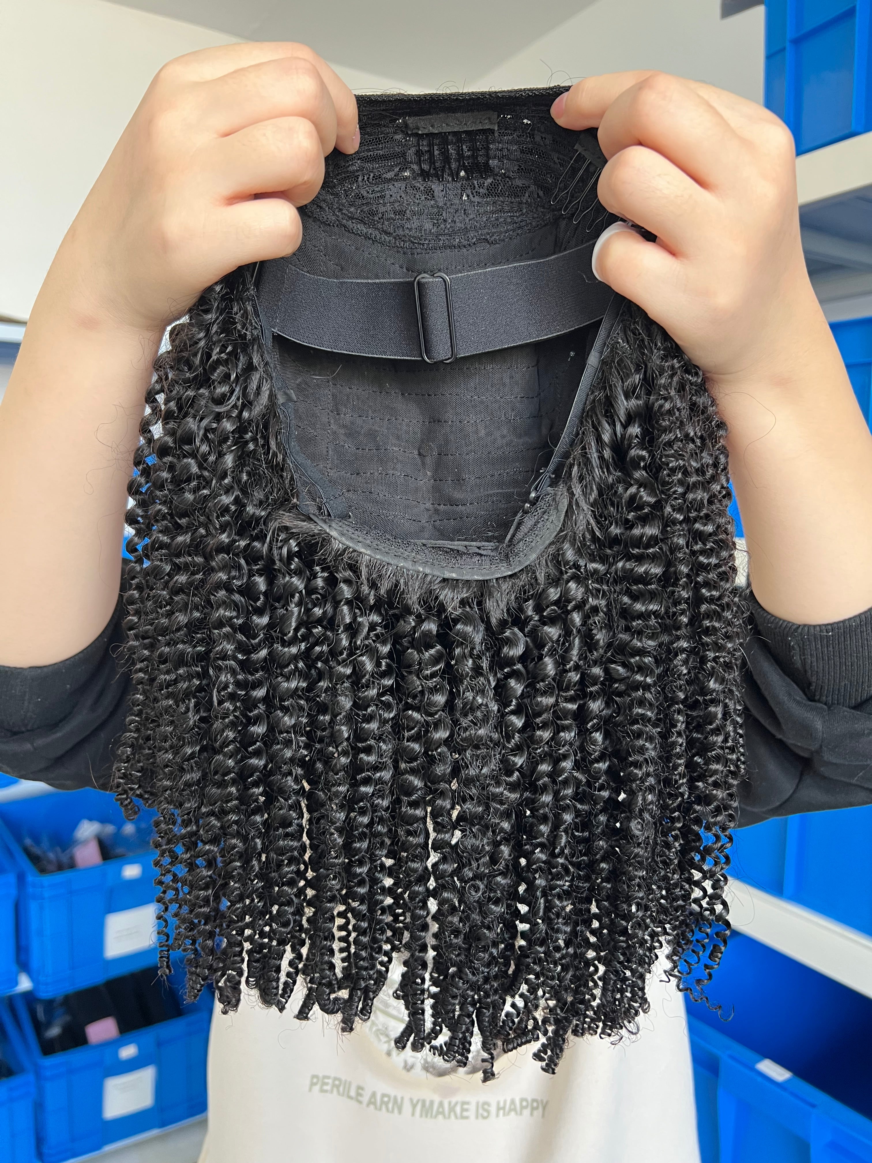 Flip-over Half Wig 4A – Defined Coils, Natural Afro Texture