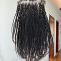 Frontal view of HD Lace Closure 4C – Kinky Coily Afro Texture, 100% Human Hair