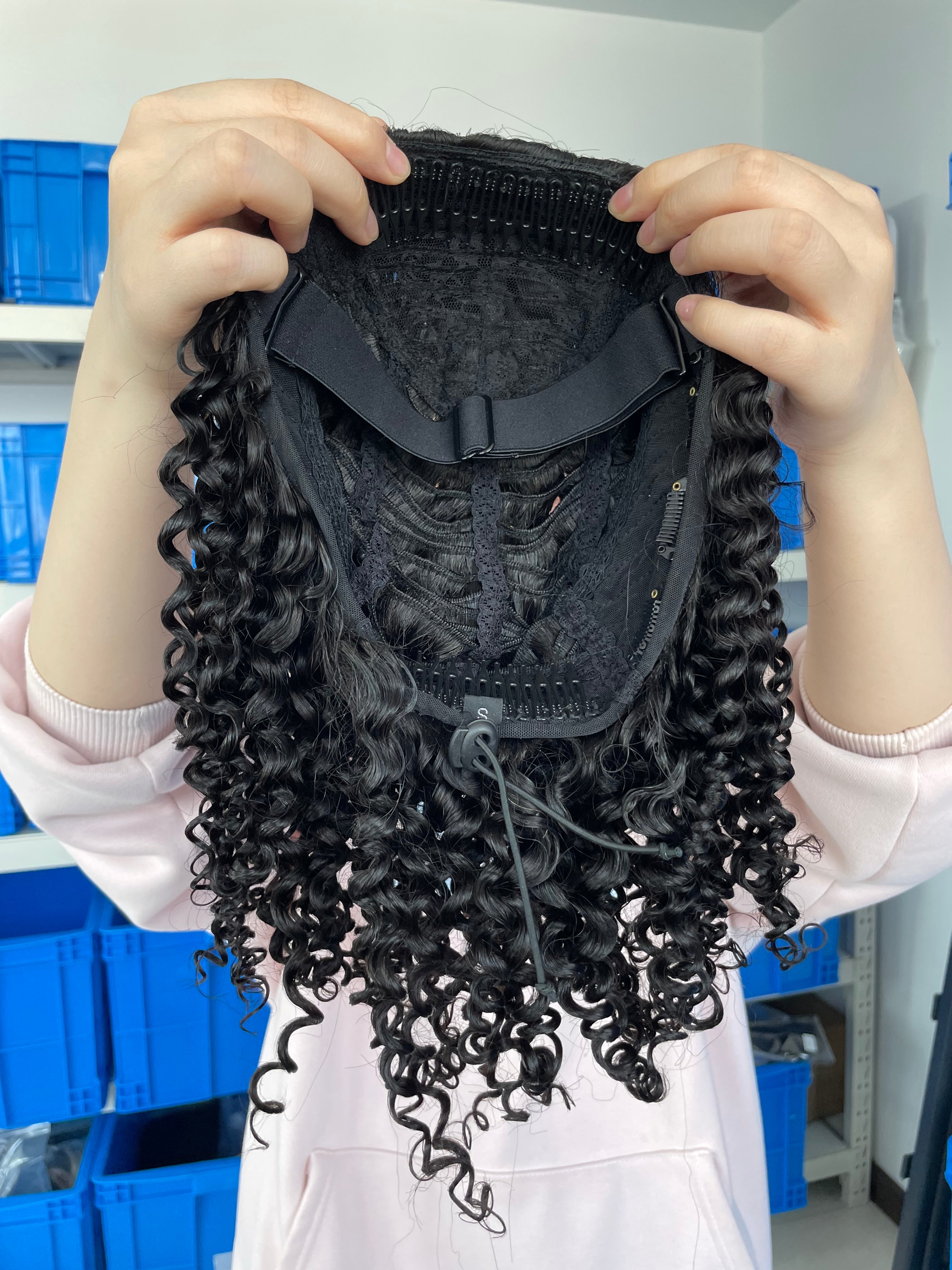 Flip-over Half Wig Jerry Curly – Soft & Bouncy Ringlet Curls