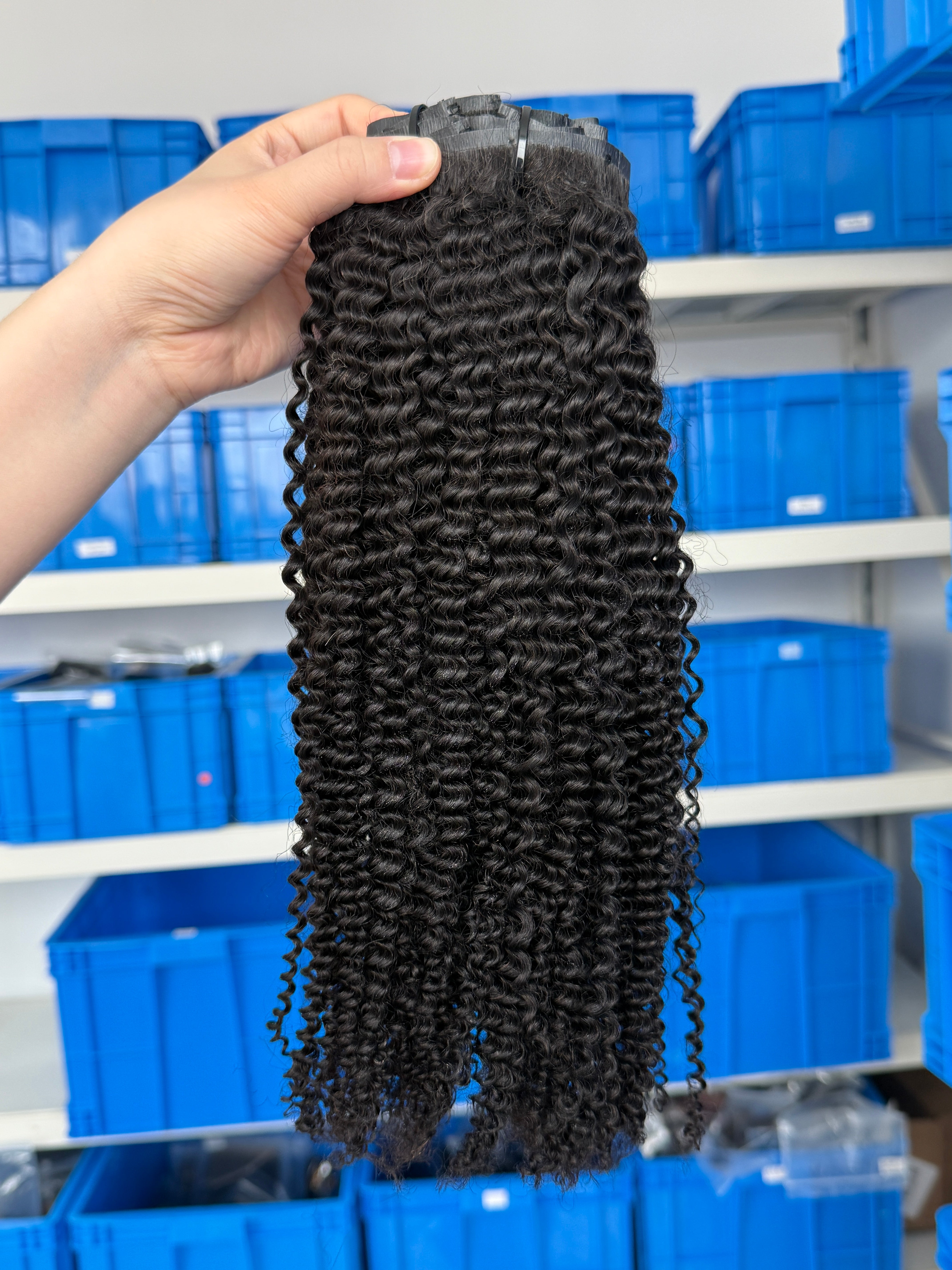 Seamless Clip-in Hair Extensions 4A – Defined Afro Coils