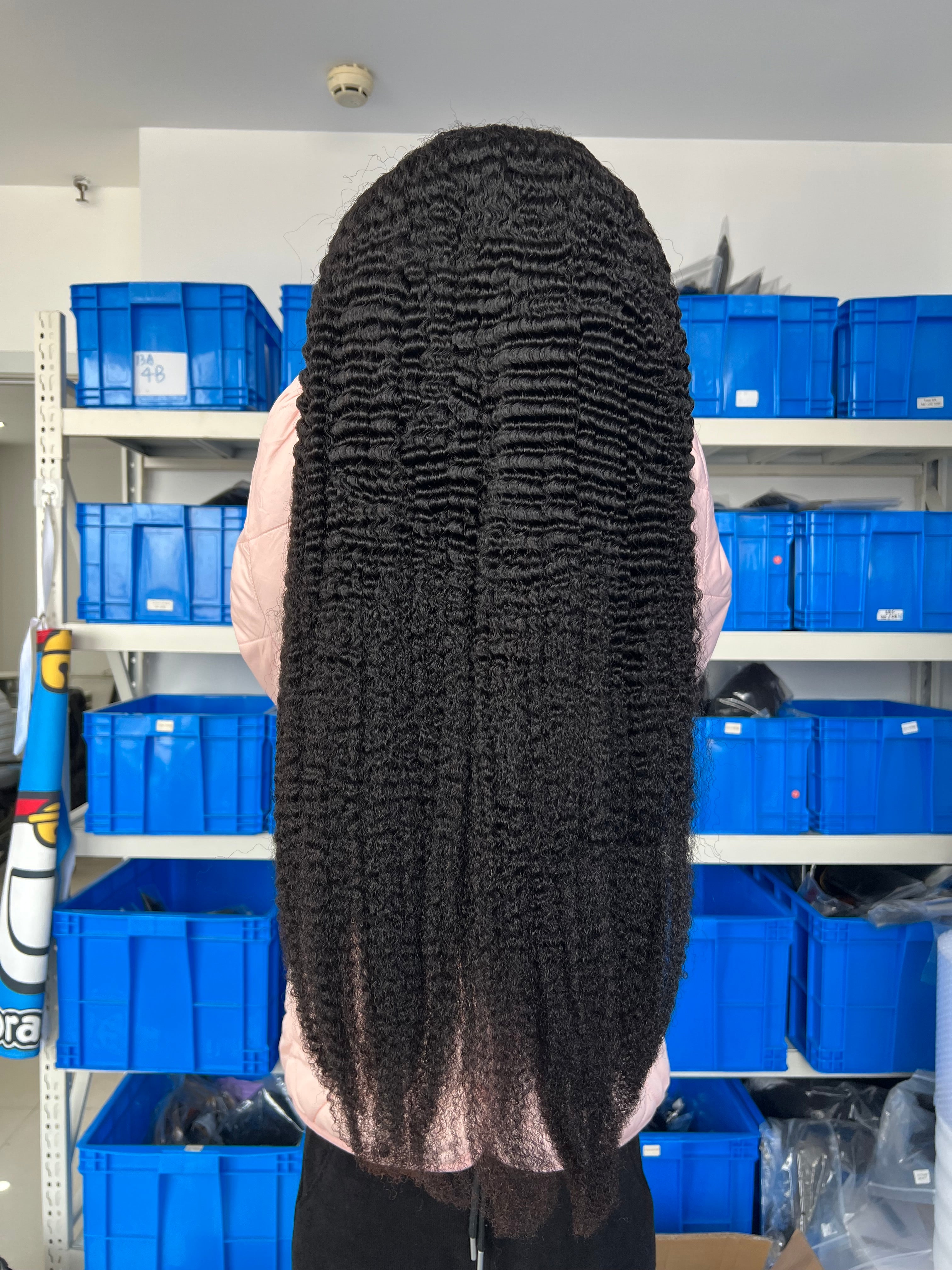 Flip-over Half Wig Ultra Exotic Kinky Curly – Bold Volume & Texture, 100% Human Hair