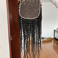 Back view of HD Lace Closure Kinky Curly – Tight & Bouncy Natural Curls