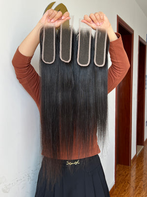Back view of 2X6 HD lace closure wholesale price 20% off Black Friday Specials