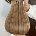 13A Virgin Hair Seamless Clip-ins Straight Double Drawn #M4/613