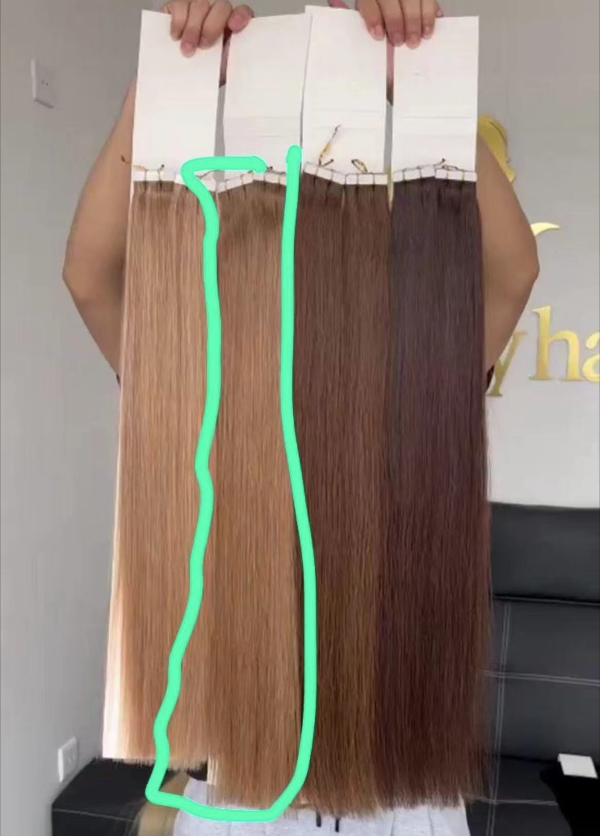 Micro Tape in Extensions 60cm #18 & 60cm #27 total 80 pieces