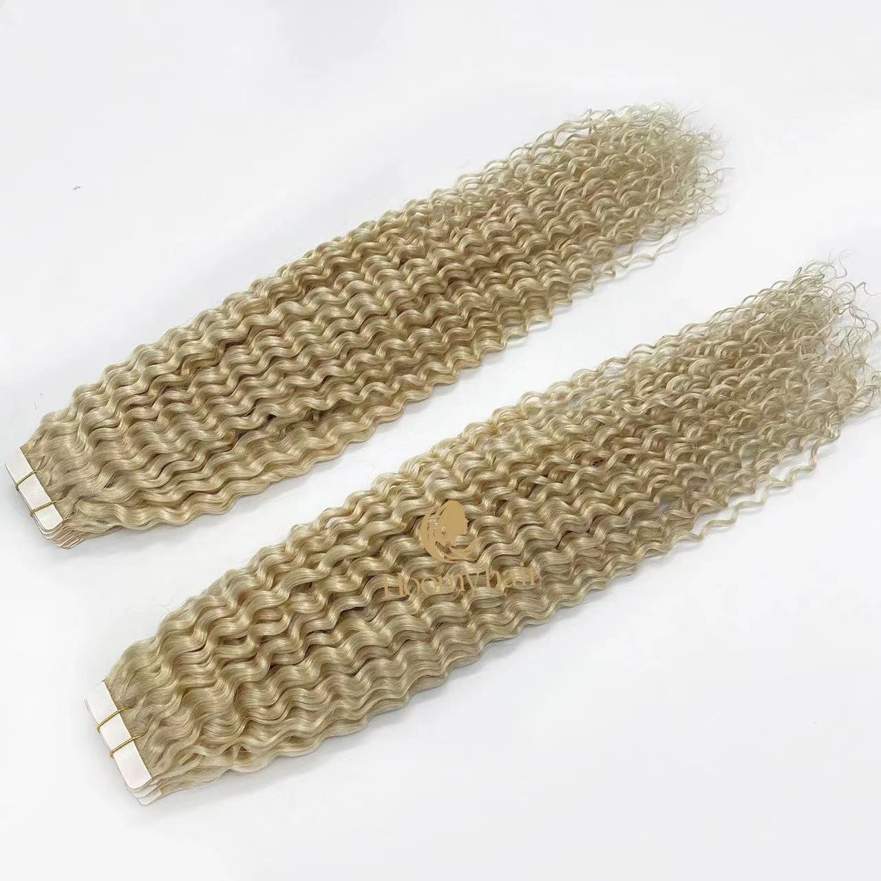 Tape in Extensions Deep Wave #613 Wholesale Price 100% Human Virgin Hair