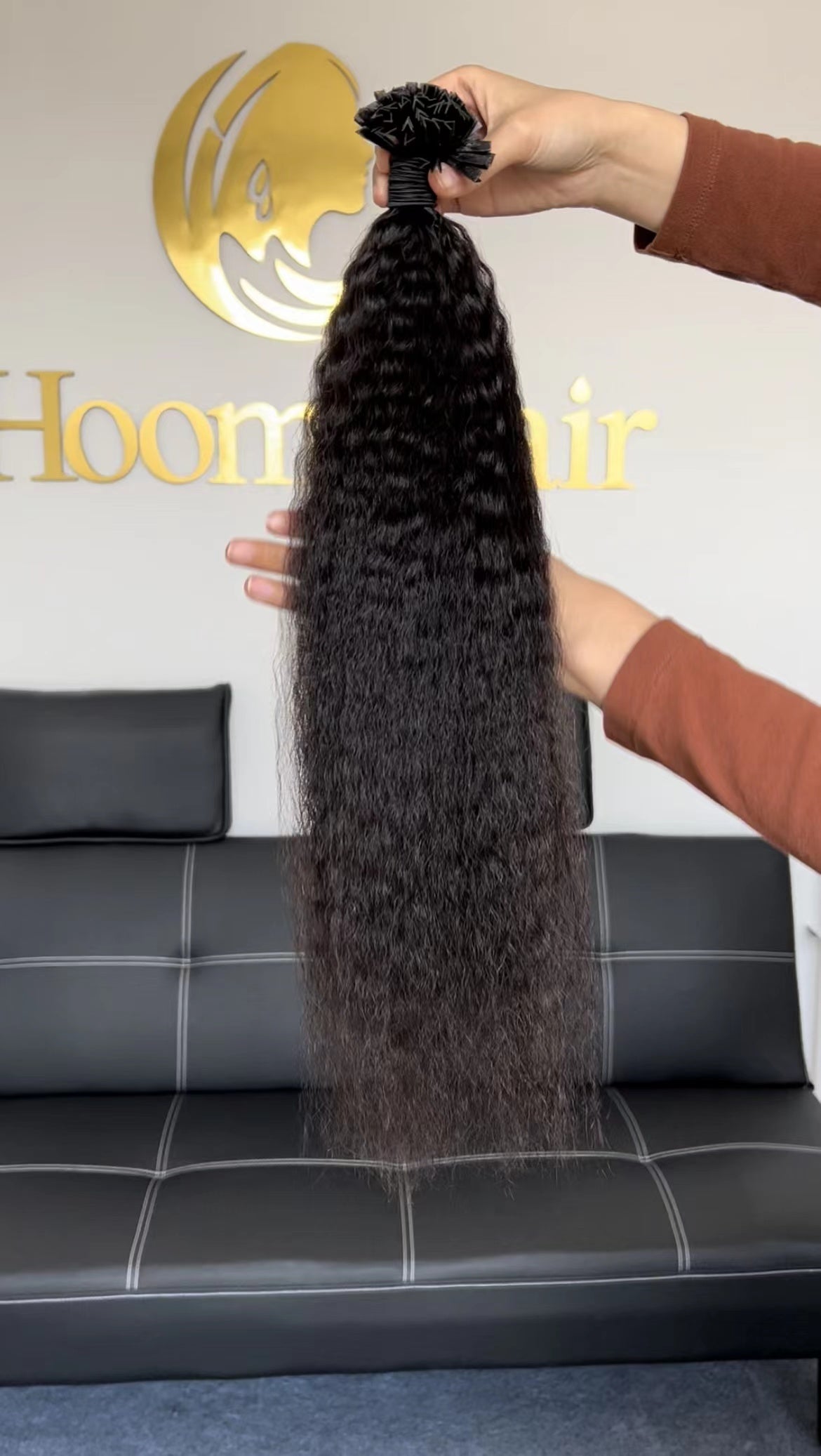 K Tip Hair Extensions 0.8g/pcs Kinky Straight Wholesale Price 100% 12A Virgin Hair