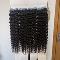 Tape in Extensions Deep Wave Wholesale Price 100% Human Virgin Hair