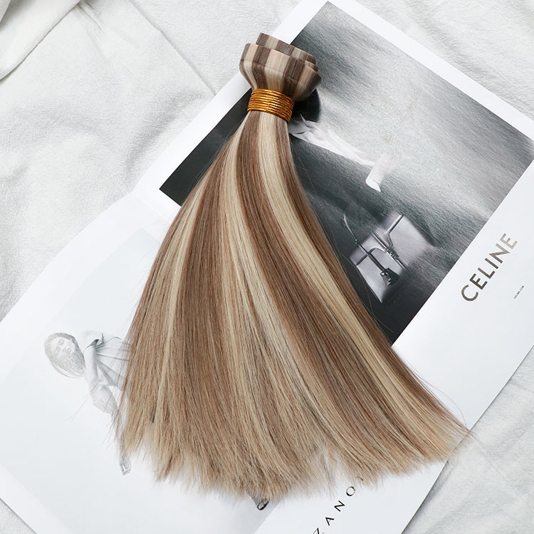 13A Virgin Hair Seamless Clip-ins Straight Double Drawn P27/60#