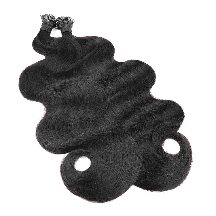 Virgin Body Wave I-Tip Hair Extensions Wholesale Price