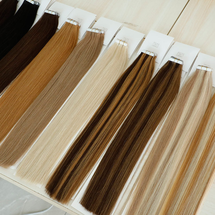 Wholesale Tape In Hair Extensions Human Blonde Ombre