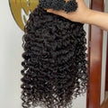 Micro Link Thin Tip Hair Extensions 0.8g/pcs Burmese Curl Wholesale Price 100% 12A Virgin Hair