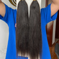 Micro Link Thin Tip Hair Extensions 0.8g/pcs Italian Yaki Wholesale Price 100% 12A Virgin Hair