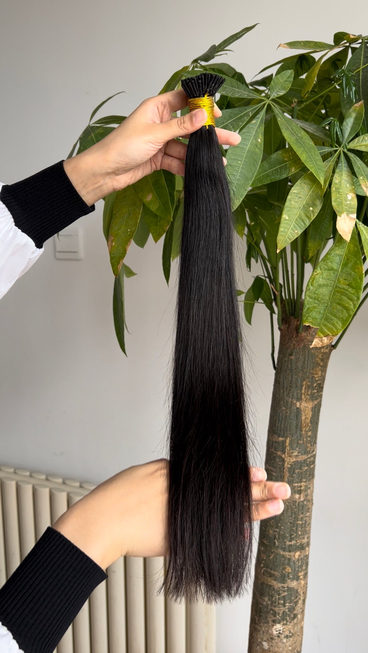 Micro Link Thin Tip Hair Extensions 0.8g/pcs Straight Wholesale Price 100% 12A Virgin Hair