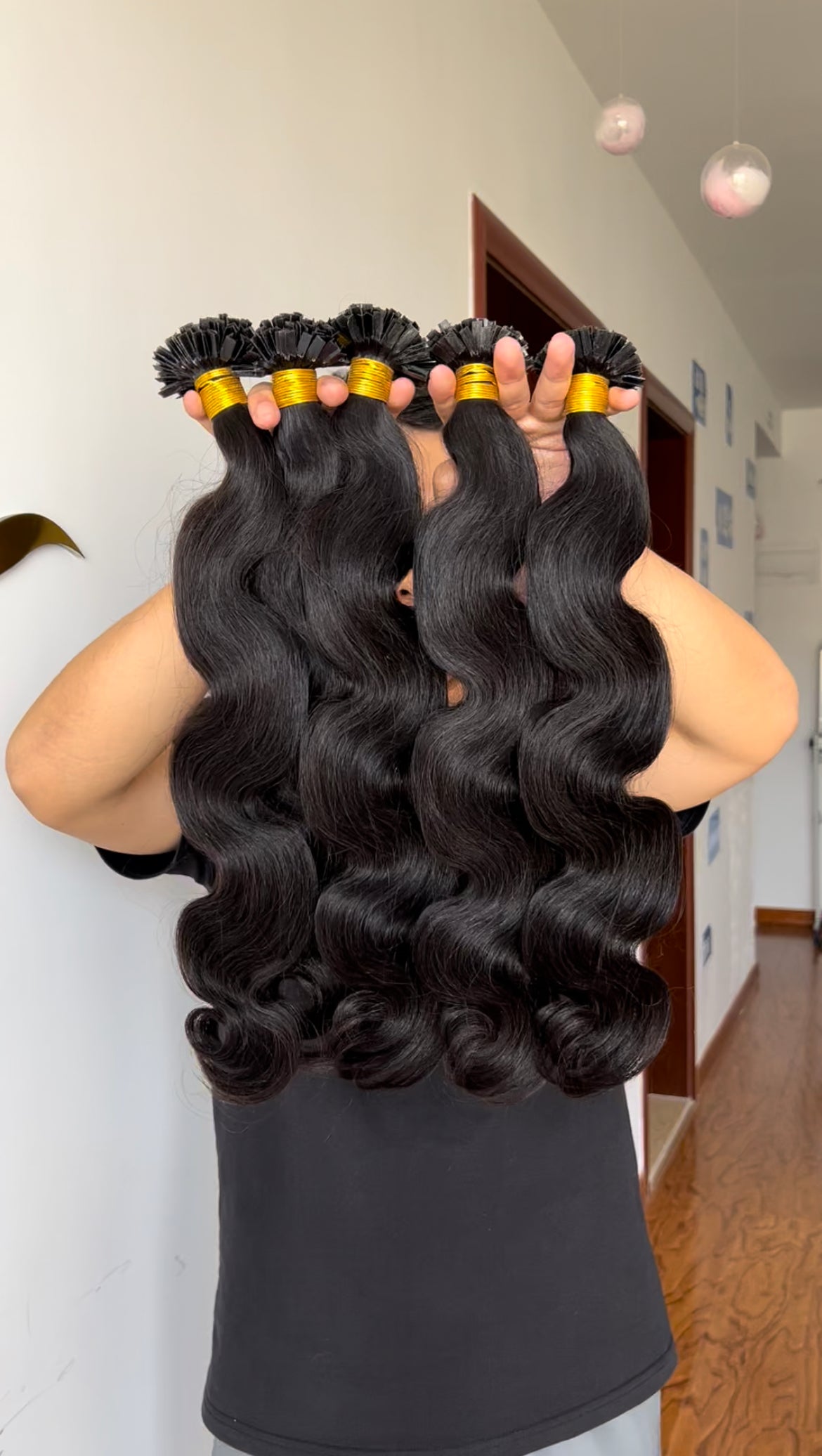 K Tip Hair Extensions 0.8g/pcs Body Wave Wholesale Price 100% 12A Virgin Hair