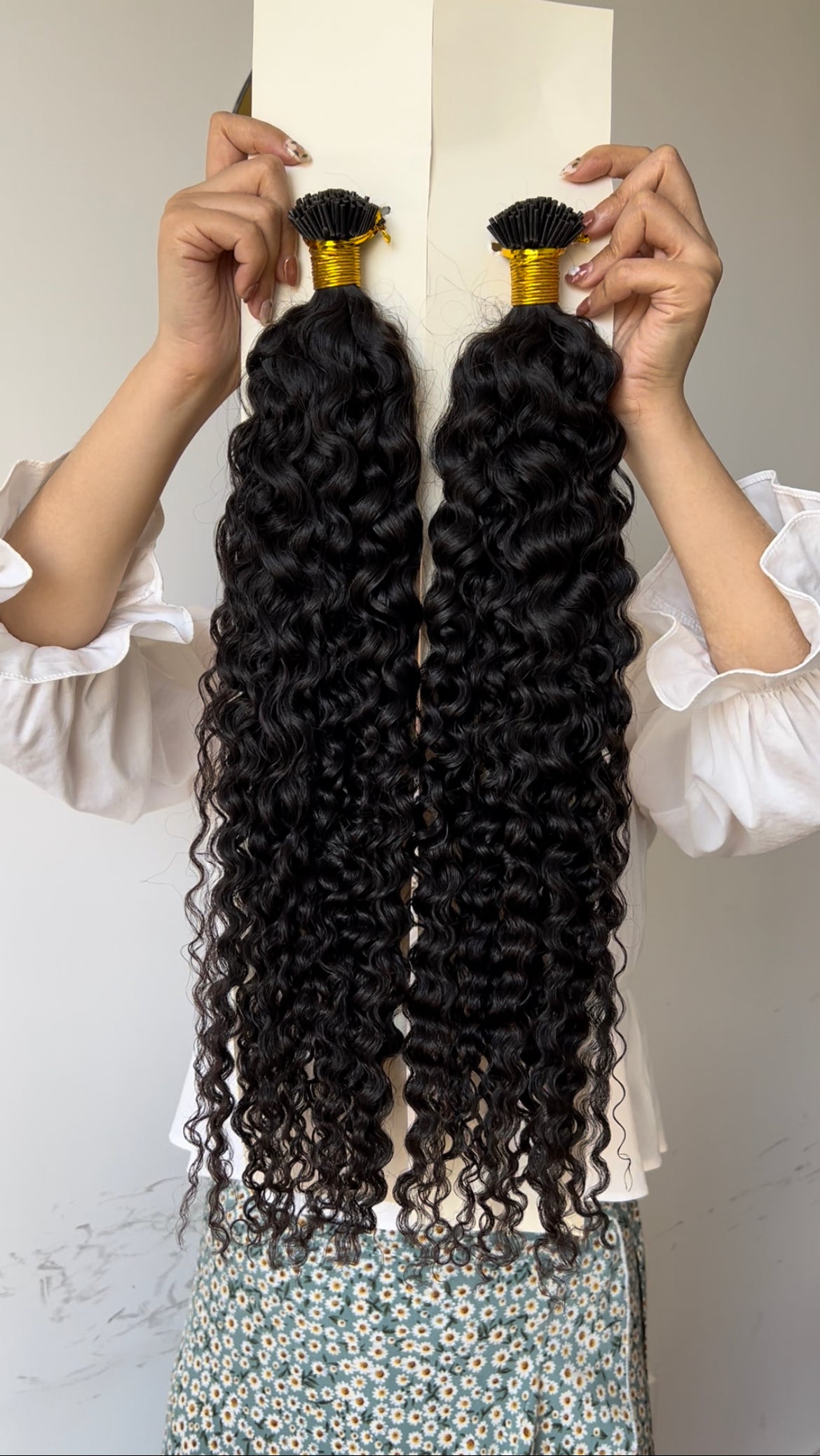 Micro Link Thin Tip Hair Extensions 0.8g/pcs Jerry Curl Wholesale Price 100% 12A Virgin Hair