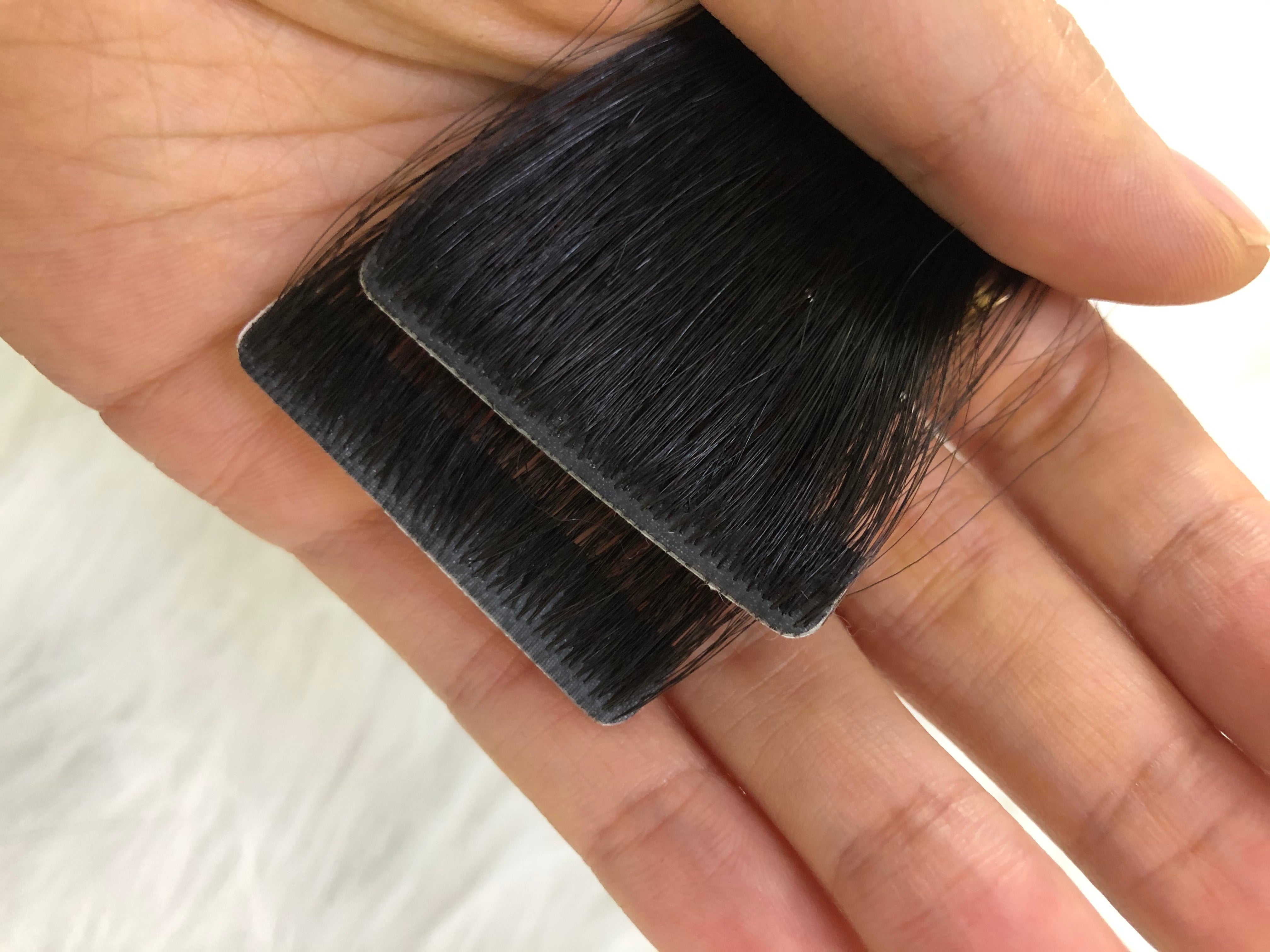 Invisible Tape in Extensions Burmese Curly Wholesale Price 100% Human Virgin Hair