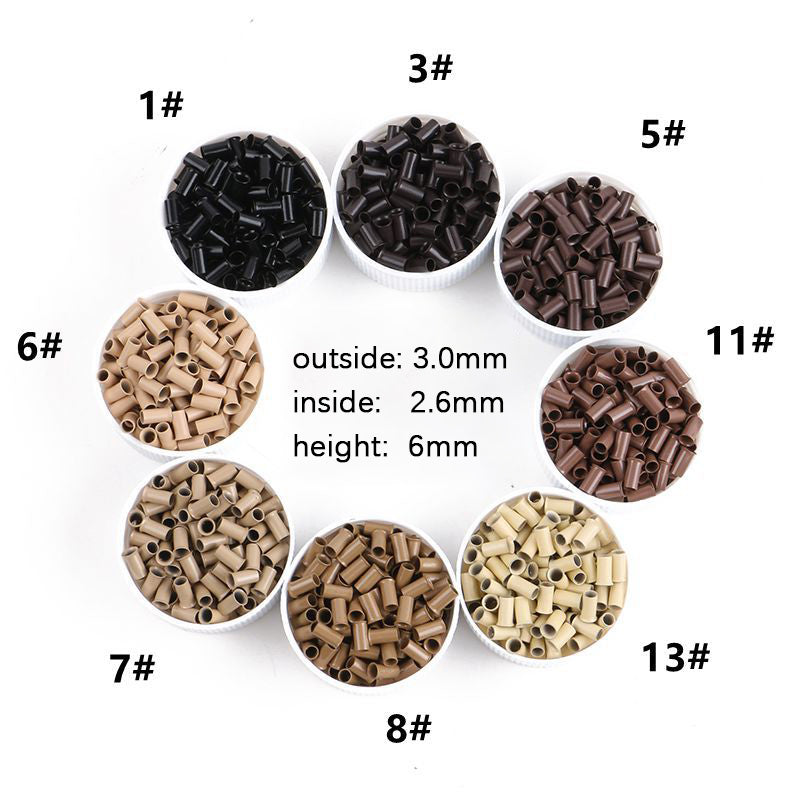 Copper Micro Tubes 3.0x2.6x6.0mm (1000 Pieces)