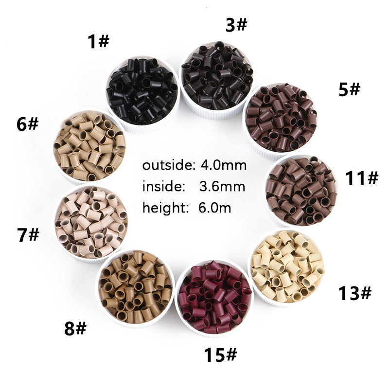 Copper Micro Tubes 4.0x3.6x6.0mm (1000 Pieces)