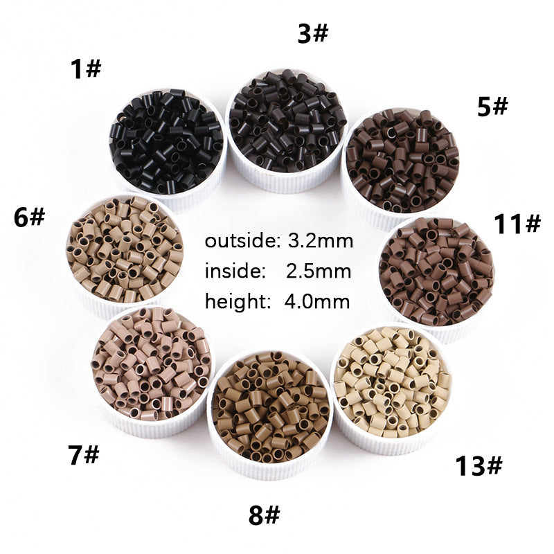 Copper Micro Tubes 3.2x2.5x4.0mm (1000 Pieces)