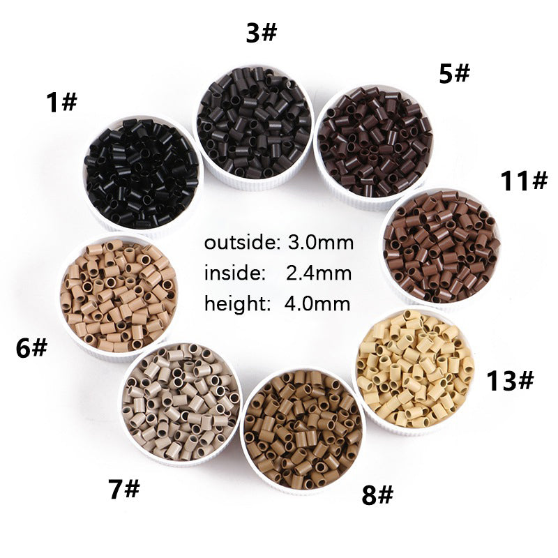 Copper Micro Tubes 3.0x2.4x4.0mm (1000 Pieces)