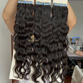 Tape in Extensions Natural Wave Wholesale Price 100% Human Virgin Hair