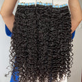 Invisible Tape in Extensions Burmese Curly Wholesale Price 100% Human Virgin Hair