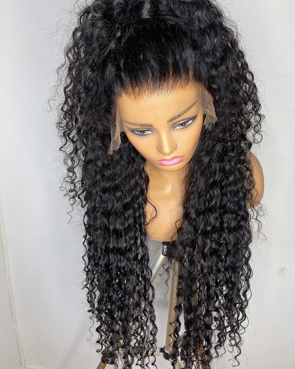 BIANCA | Full Lace Wig Juicy Curl HD Film Lace Indian Virgin Human Hair Wig