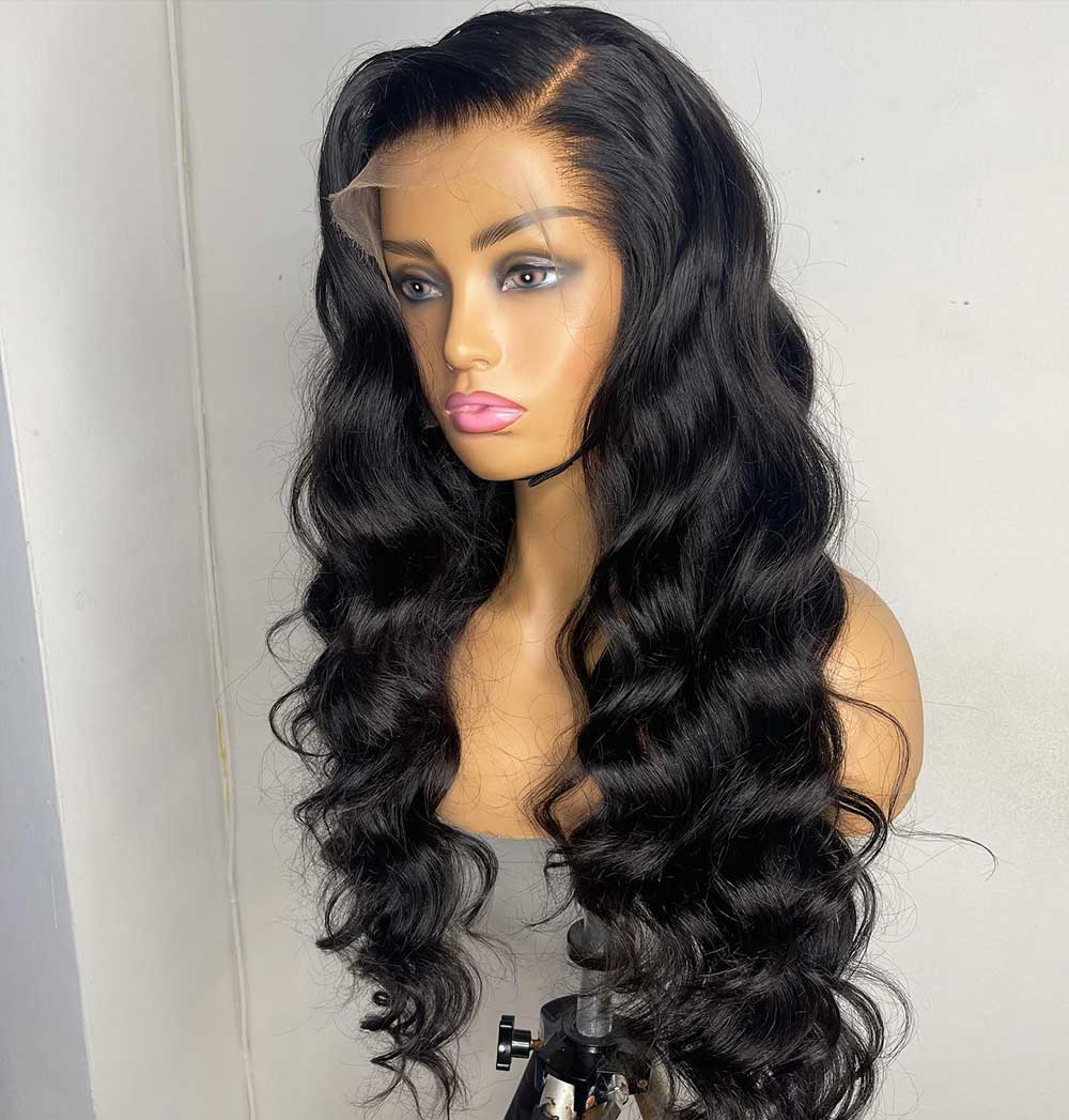 CARMEN | Full Lace Wig Romantic Wave HD Film Lace Indian Virgin Human Hair Wig