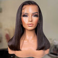 HoomyHair 13x4 HD Bob Lace Front Wig Human Hair Light Yaki