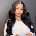 HoomyHair 13x4 HD Lace Front Wig Popping Wave Undetectable Skin Melt Human Hair Lace Wig