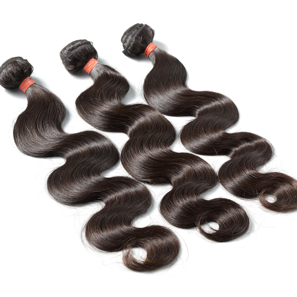 HoomyHair Body Wave 10A TOP Quality Virgin Hair 3 Bundles with 13X4 HD Frontal