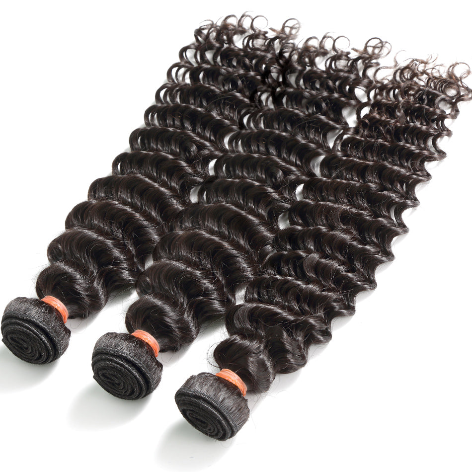 HoomyHair Deep Wave 10A TOP Quality Virgin Hair 3 Bundles Deal