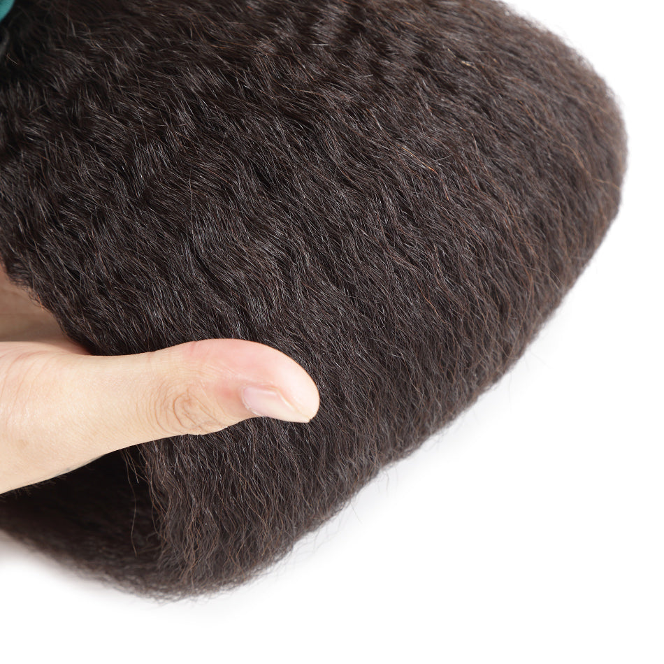 HoomyHair Kinky Straight 10A TOP Quality Virgin Hair 3 Bundles Deal