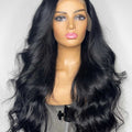 INEYSSA | Full Lace Wig Wavy HD Film Lace Indian Virgin Human Hair Wig