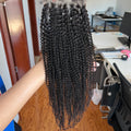 Frontal view of HD Lace Closure 4B – Soft & Tight Afro Curls, 100% Human Hair