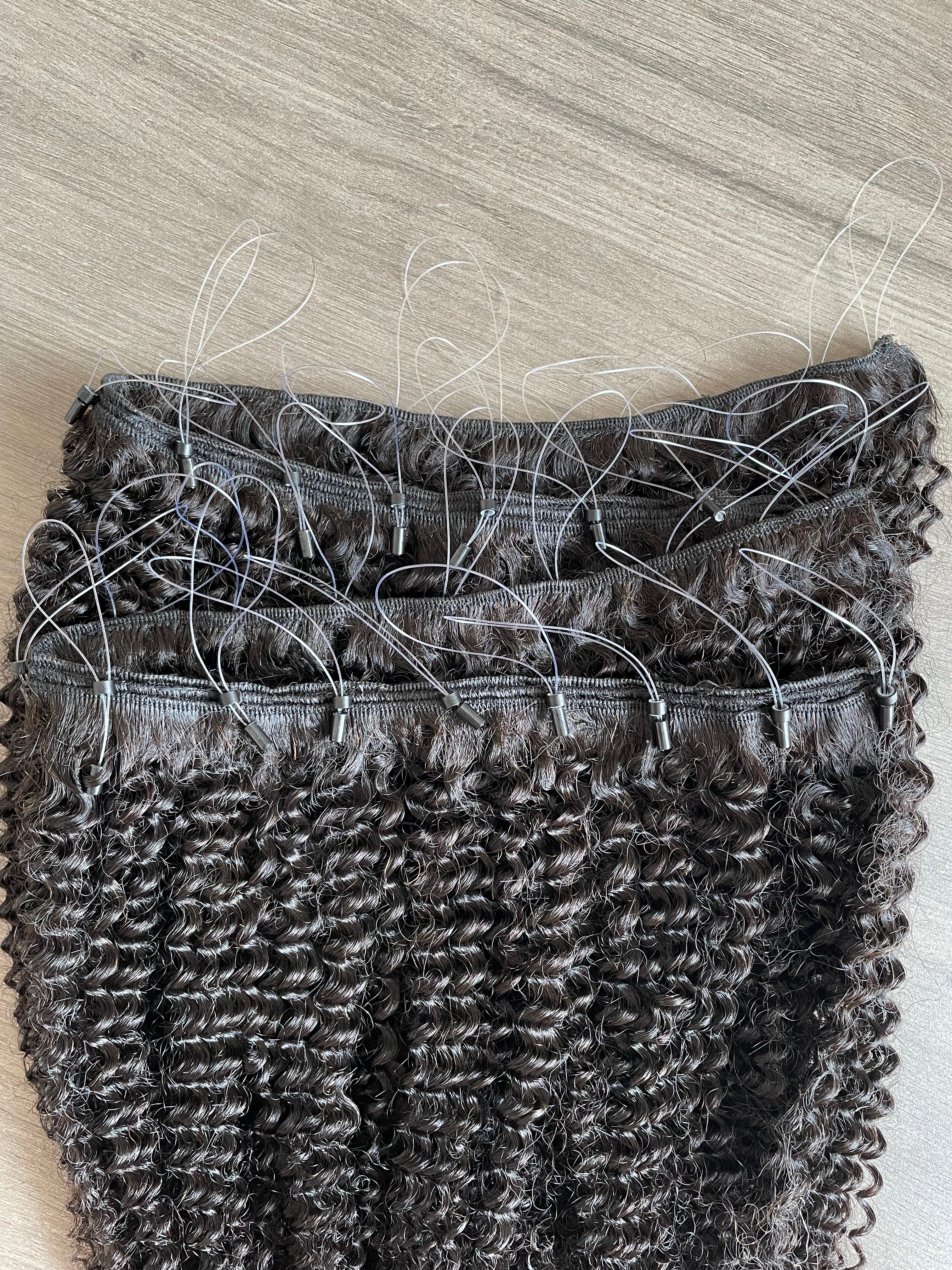Bead Weft Hair Extensions 100g/pack Body Wave Wholesale Price