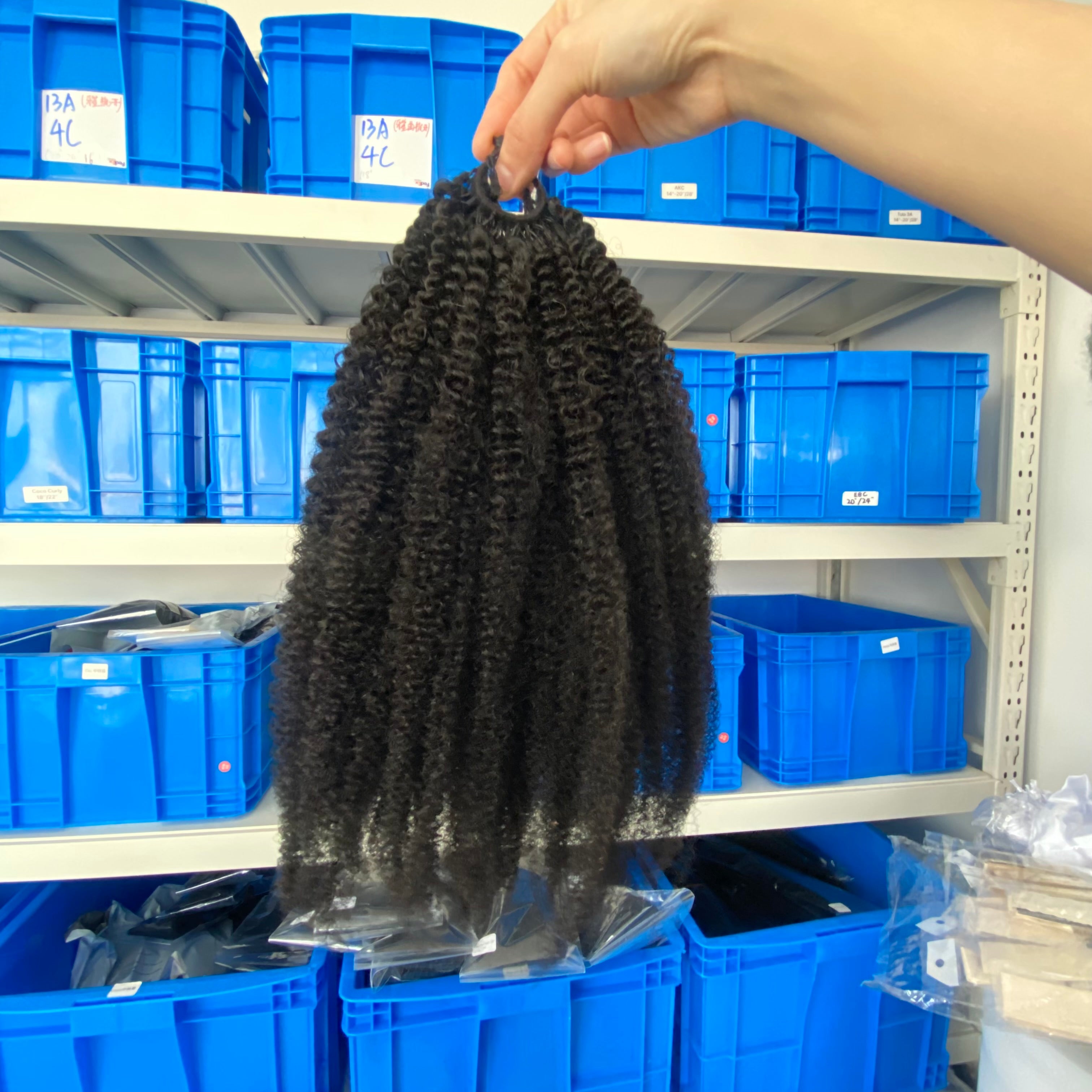 knotless pre-separated crochet hair extensions 4C – natural look, quick install, tangle-free