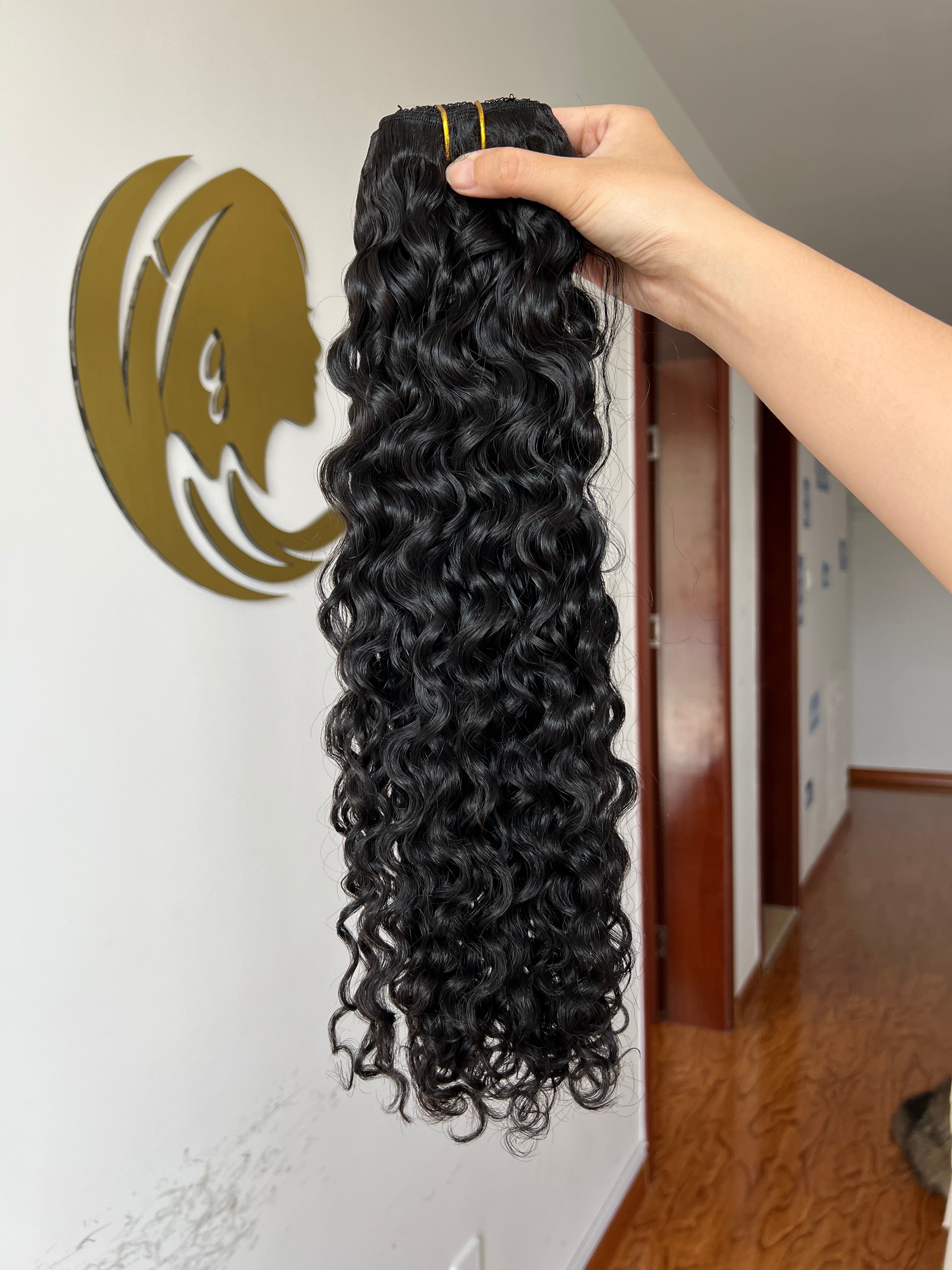 Clip-in Hair Water Wave – Wet & Wavy, 100% Human Hair