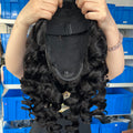 Flip-over Half Wig Loose Wave – Soft & Bouncy 100% Human Hair, Glueless