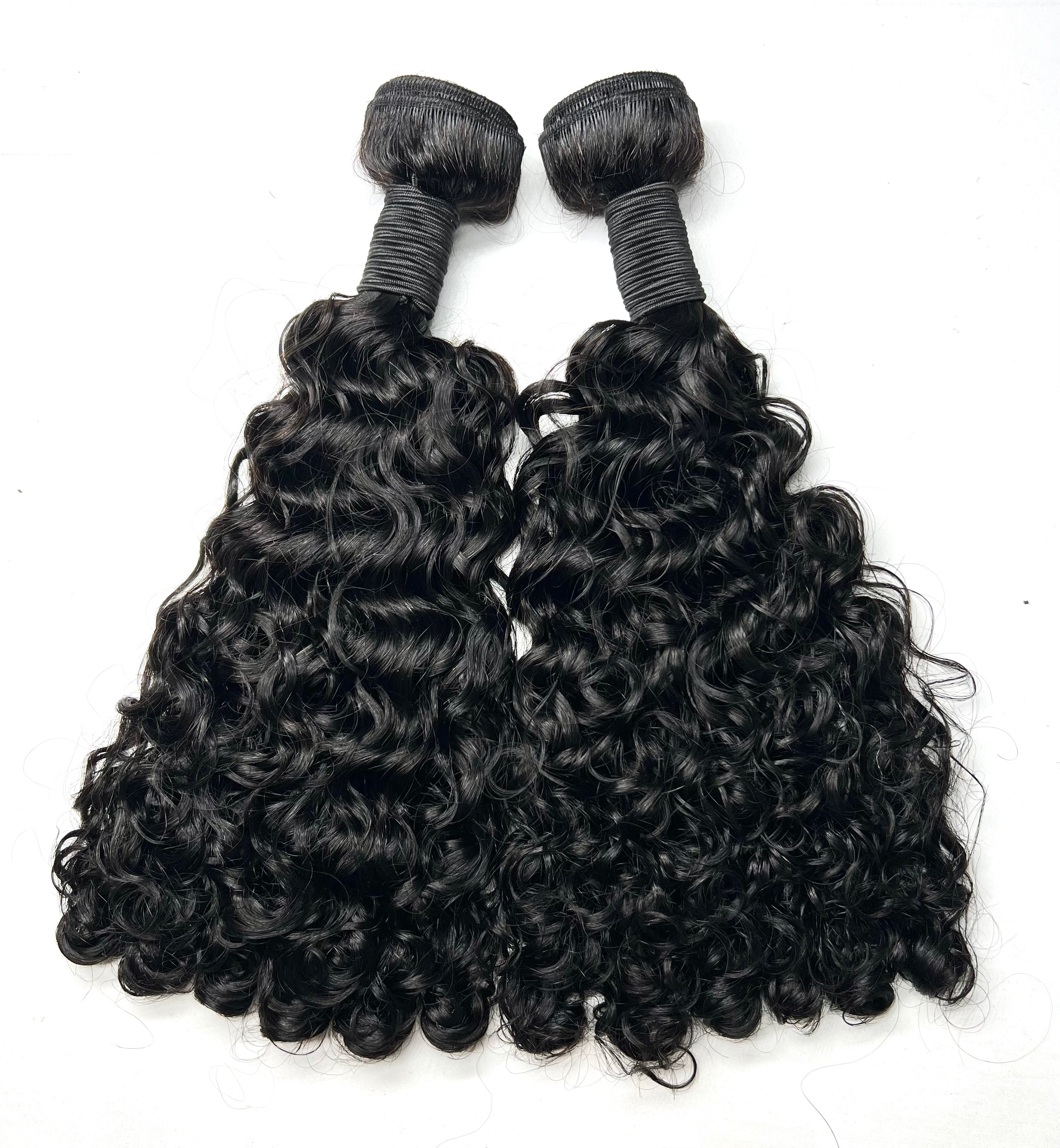 Indian Curly Virgin Hair Bundles – Lightweight Natural Curl | Wholesale Human Hair