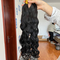 Bulk hair Hair Extensions Natural Wave Wholesale Price 100% 13A Virgin Hair