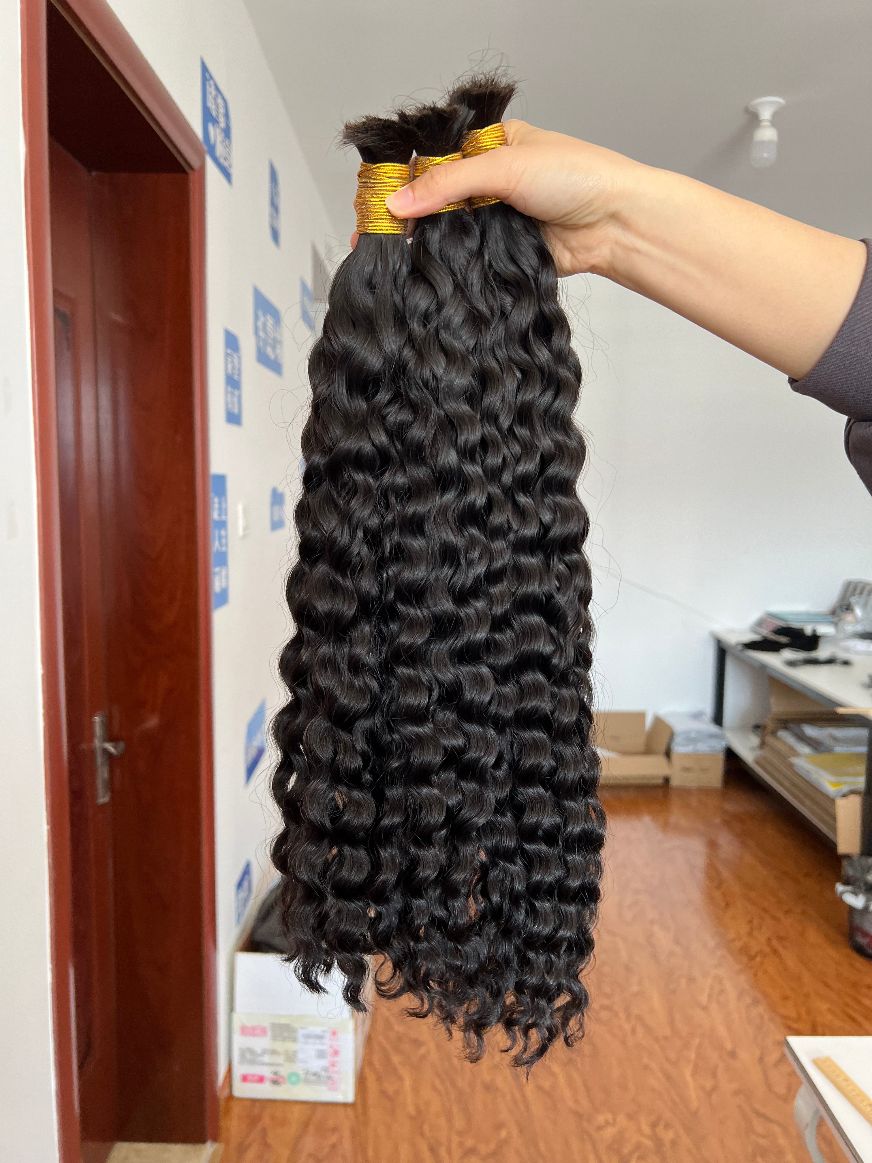 Bulk hair Hair Extensions Water Wave Wholesale Price 100% 13A Virgin Hair