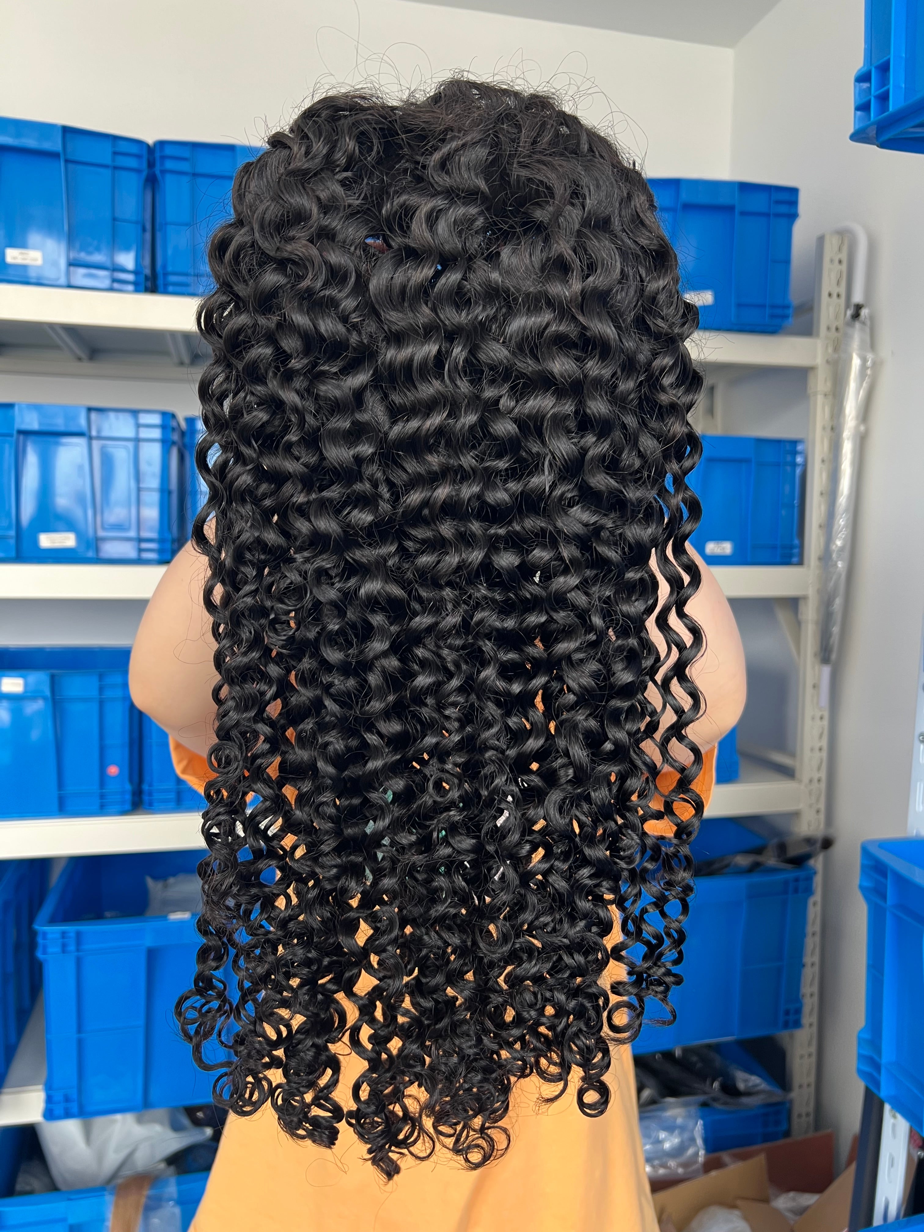 Flip-over Half Wig Loose Curly – Lightweight & Natural Volume