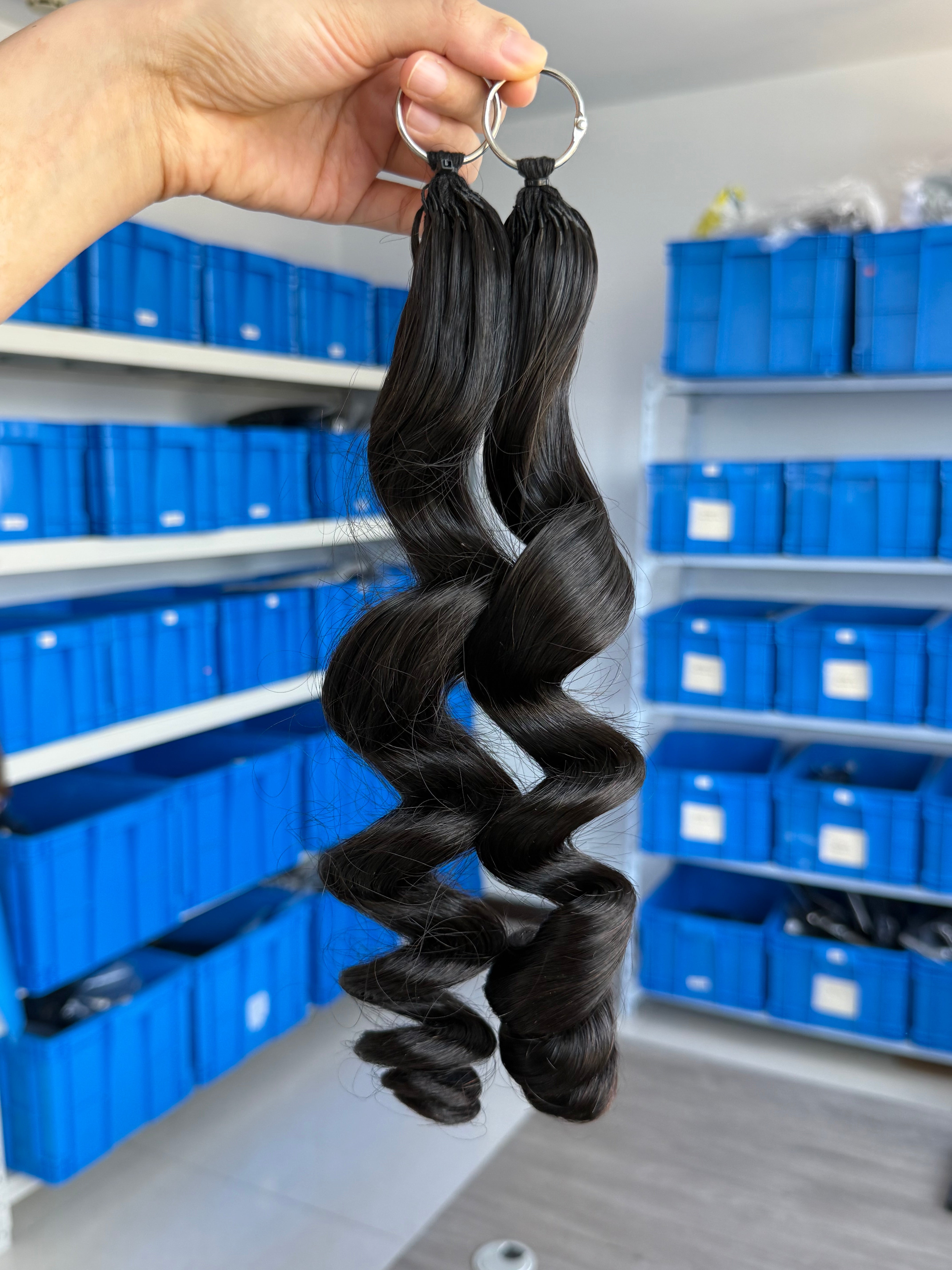 knotless pre-separated crochet hair extensions loose wave – natural look, quick install, tangle-free