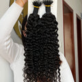 F-Tip Hair Extensions 0.8g/pcs Deep Curly Wholesale Price 100% 13A Virgin Hair