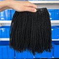 Multi-Textured 4B Curly Weft Hair Extensions Human Hair Factory Direct Price